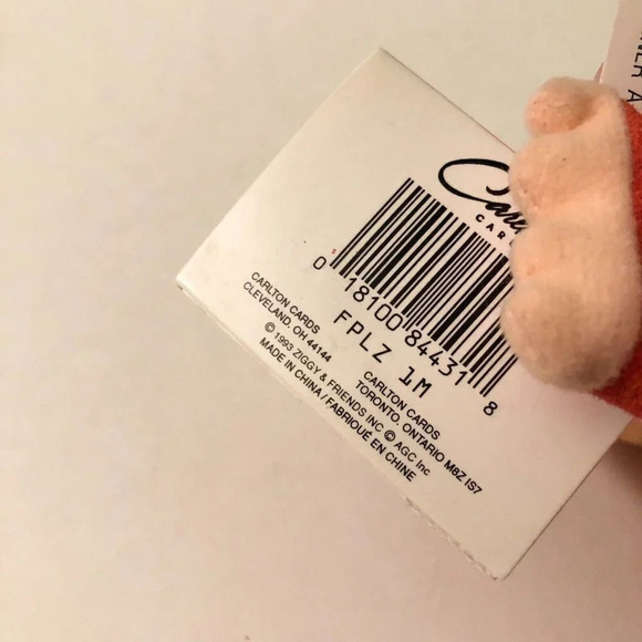 Vintage 1994 American Greetings Ziggy Top Pop Fathers Day Plush Soft Doll - Picture 6 of 13